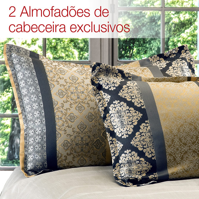 Conjunto de Cama LUXURY: uma maravilhosa Colcha
