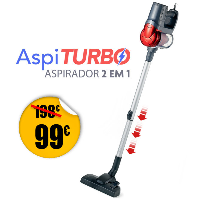 Aspirador “2 em 1” AspiTURBO