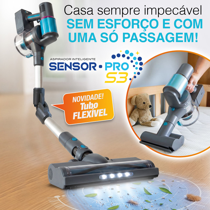 Aspirador Inteligente SENSOR PRO S3: