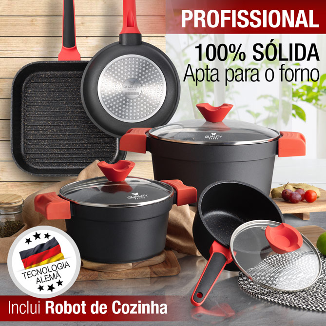 Trem de Cozinha QUALITY: DURABILIDADE, ELEGÂNCIA E ROBUSTEZ