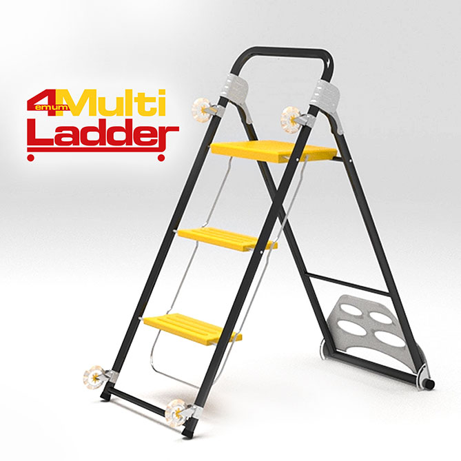 “MULTI LADDER 4 em 1”: Escada