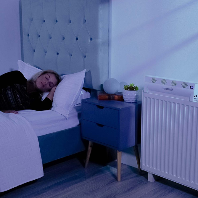 Intensificador de Calor Efficient: compacto, portátil, leve e sem fios